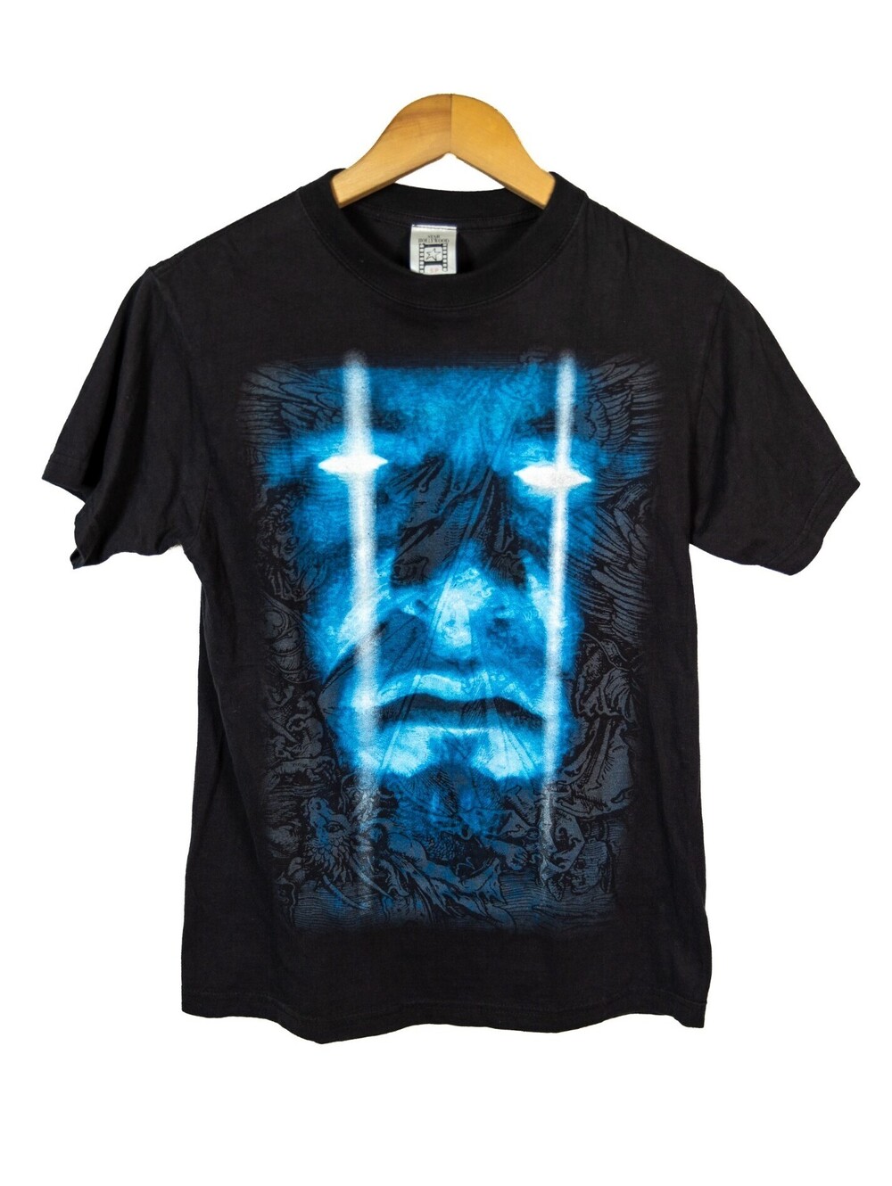 Vintage WWE Undertaker The Eternal Phenom Skulls 2000s T Shirt Black Size Small